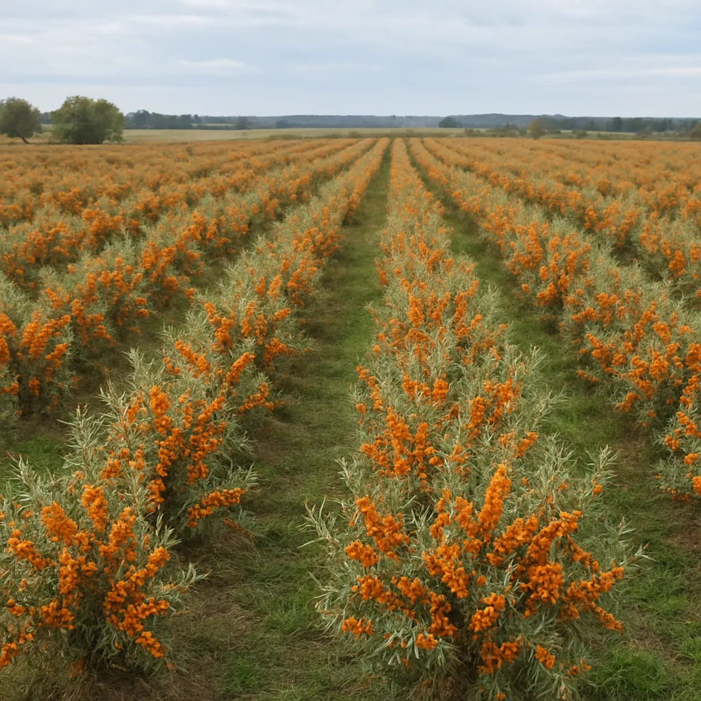 Największe plantacje rokitnika