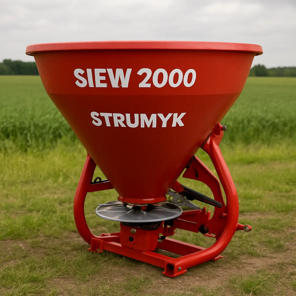 Strumyk Siew 2000 – rozsiewacz nawozów Strumyk