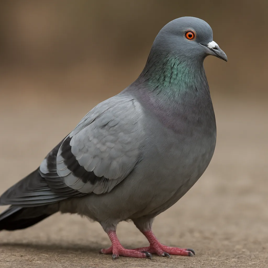 Gołąb trumpeter – Columba livia domestica – gołąb