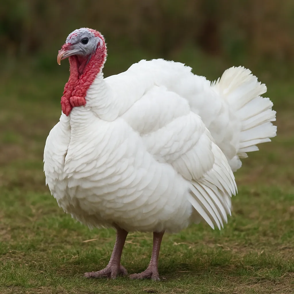 Indyk White Holland – Meleagris gallopavo domesticus – indyk