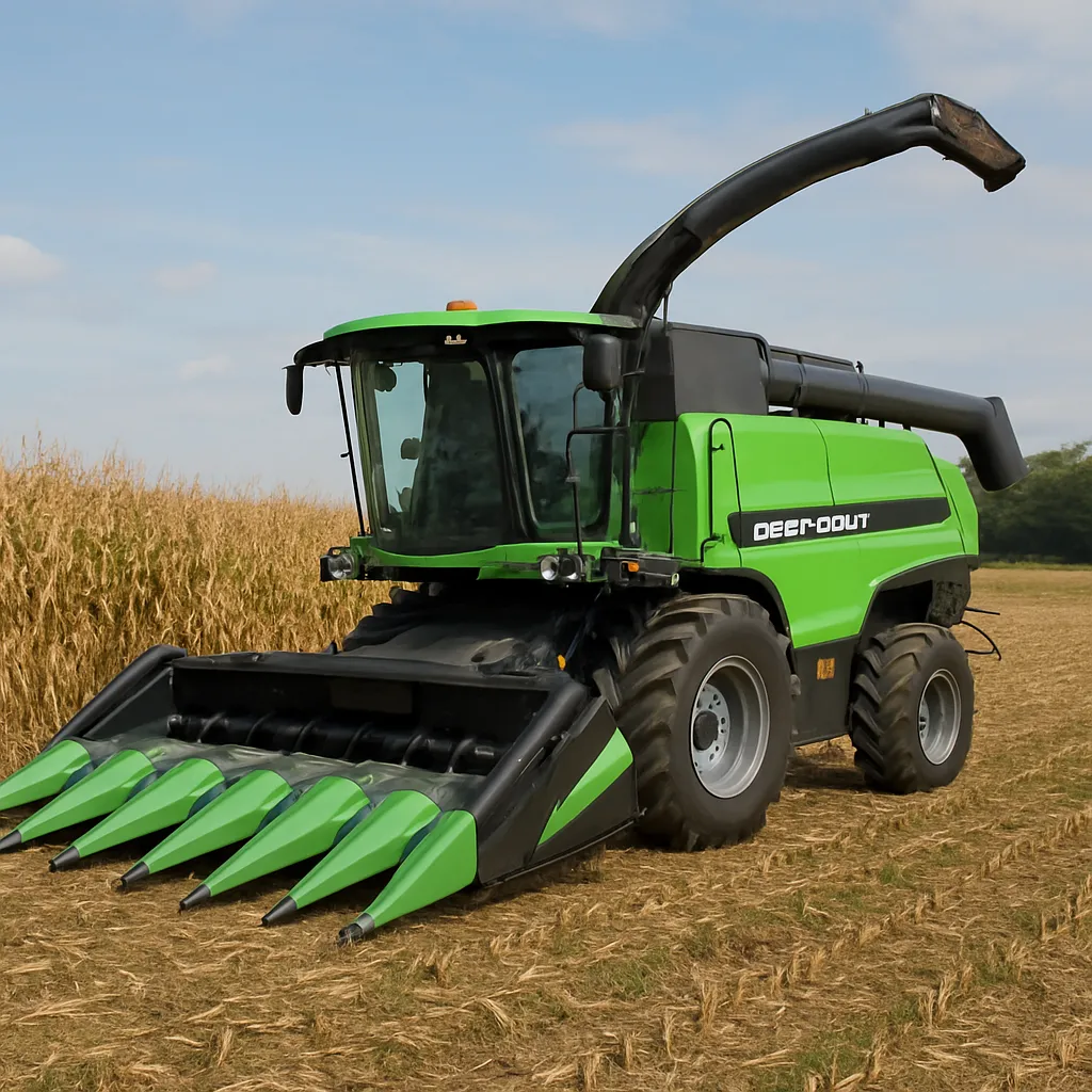 Deutz-Fahr 6140 TTV - sieczkarnia polowa Deutz-Fahr