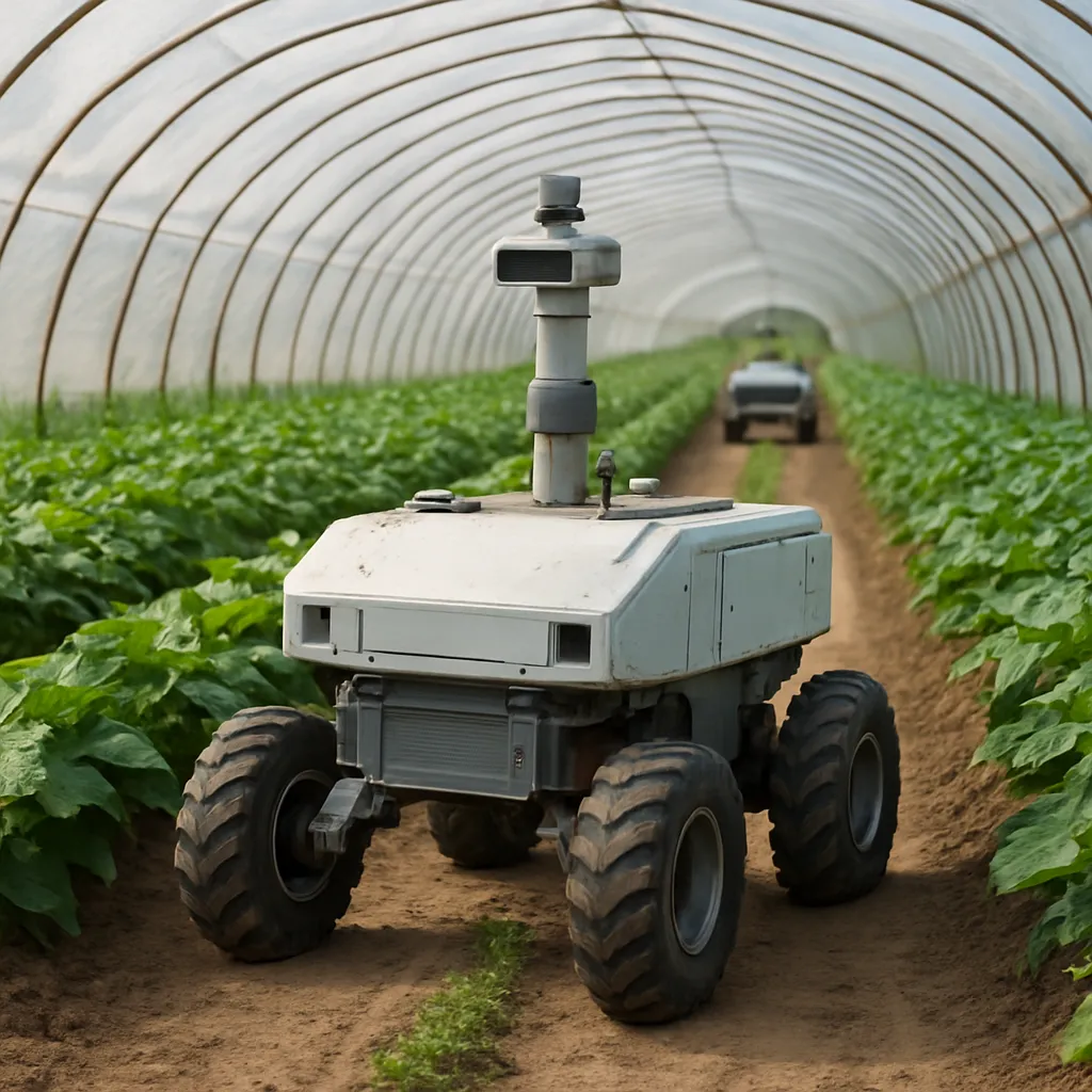 Autonomiczne roboty do prac w tunelach foliowych