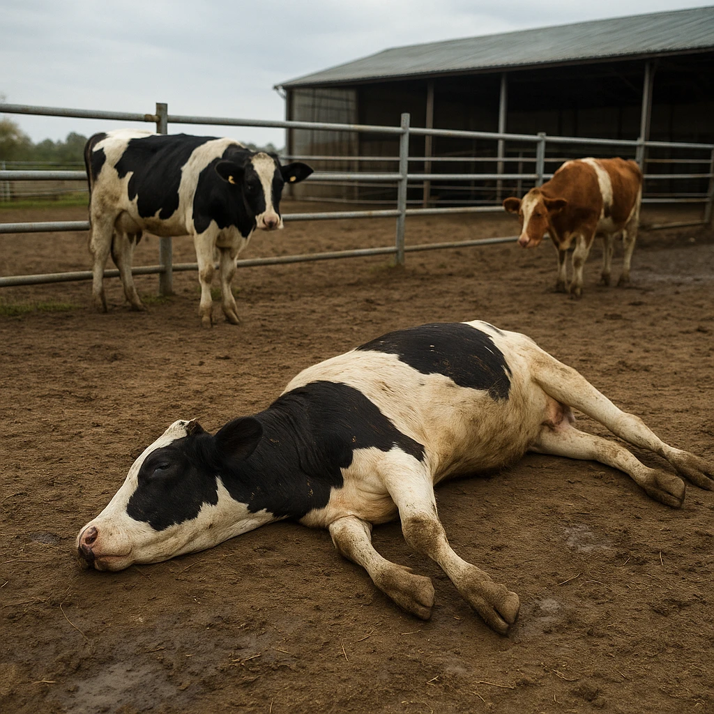 Zakażenia Clostridium u bydła – nagłe padnięcia