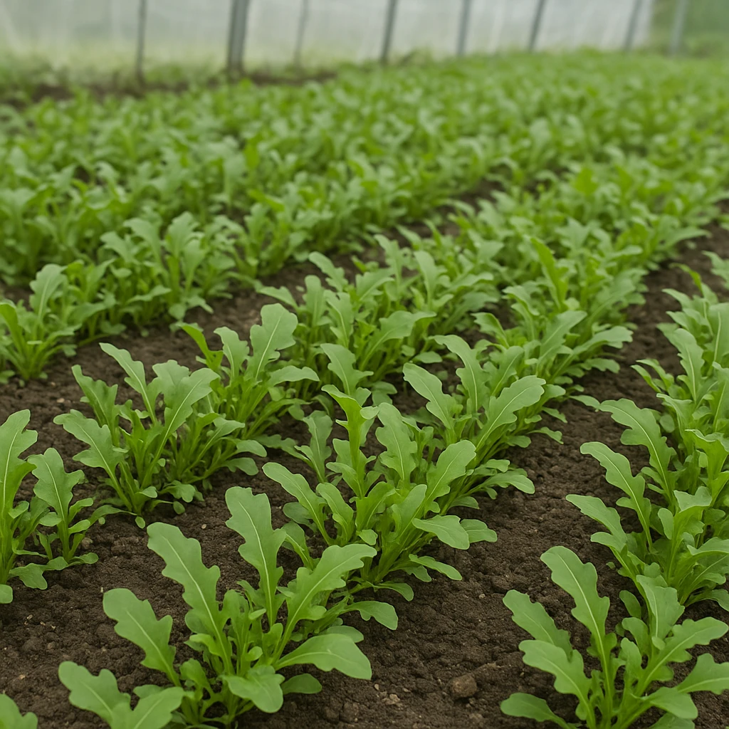 Uprawa rukoli w systemie baby leaf