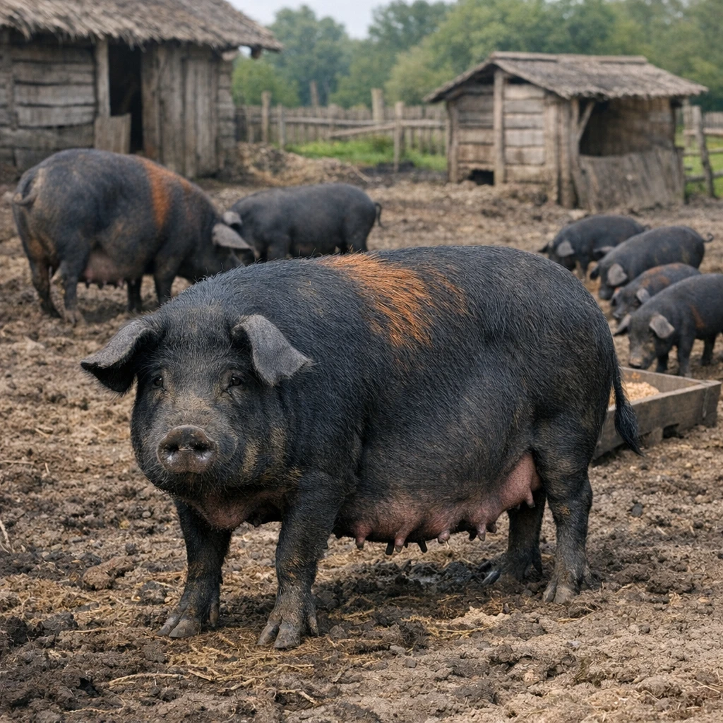 Black East Balkan – Sus scrofa domesticus – trzoda chlewna
