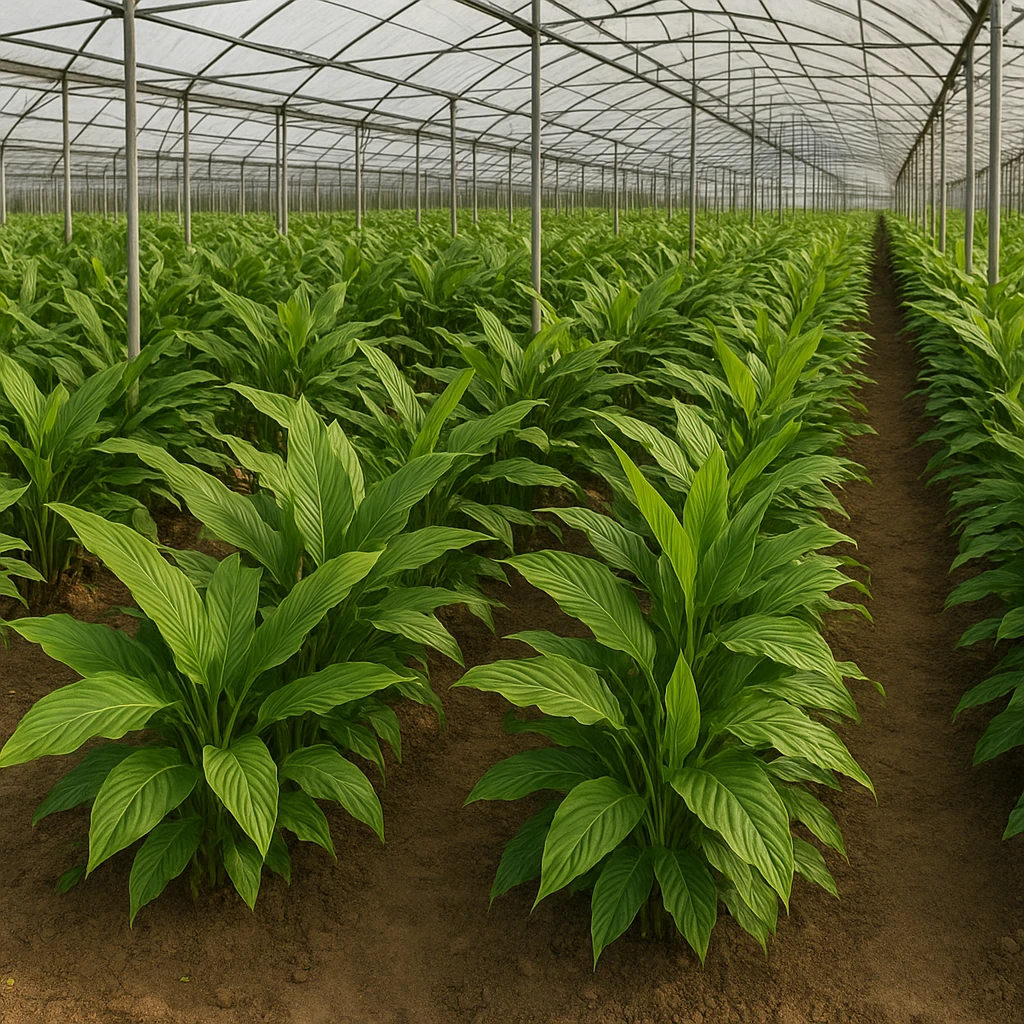 Plantacja kardamonu – produkcja w warunkach kontrolowanych