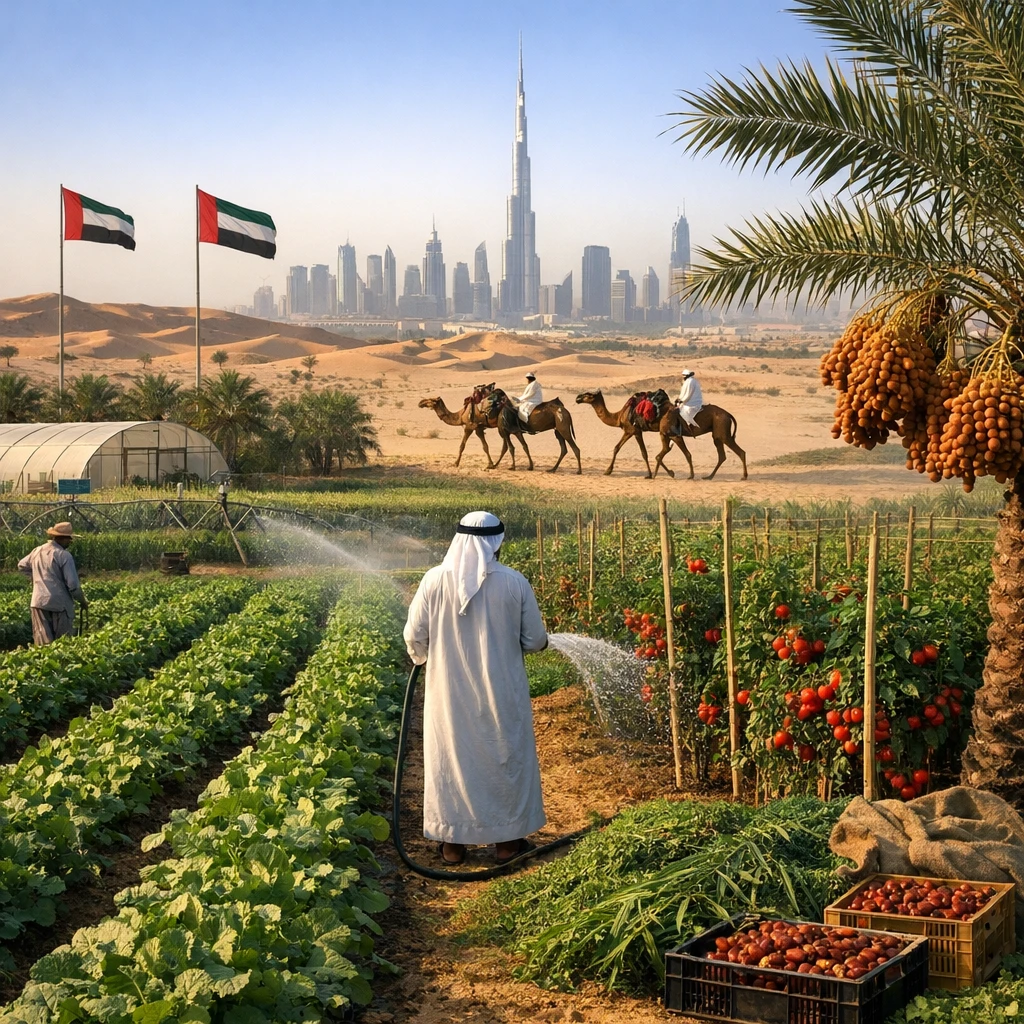 Rolnictwo w Zjednoczonych Emiratach Arabskich – jak wygląda
