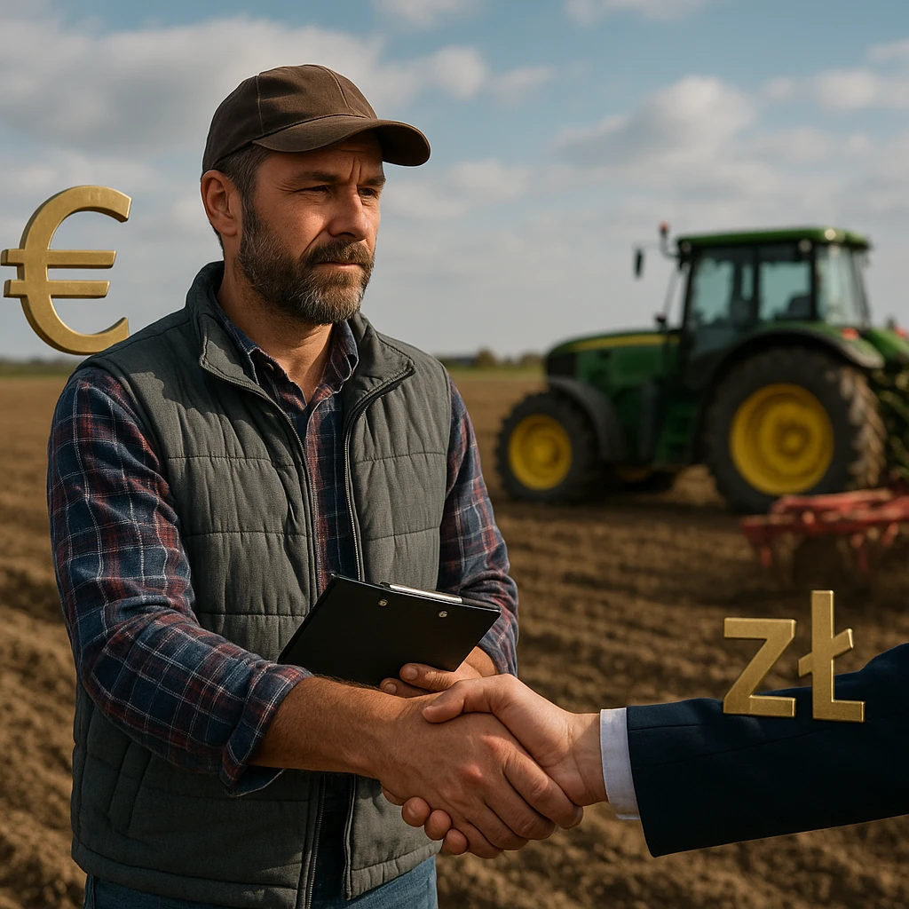 Leasing w euro czy w złotówkach – ryzyko kursowe dla rolnika