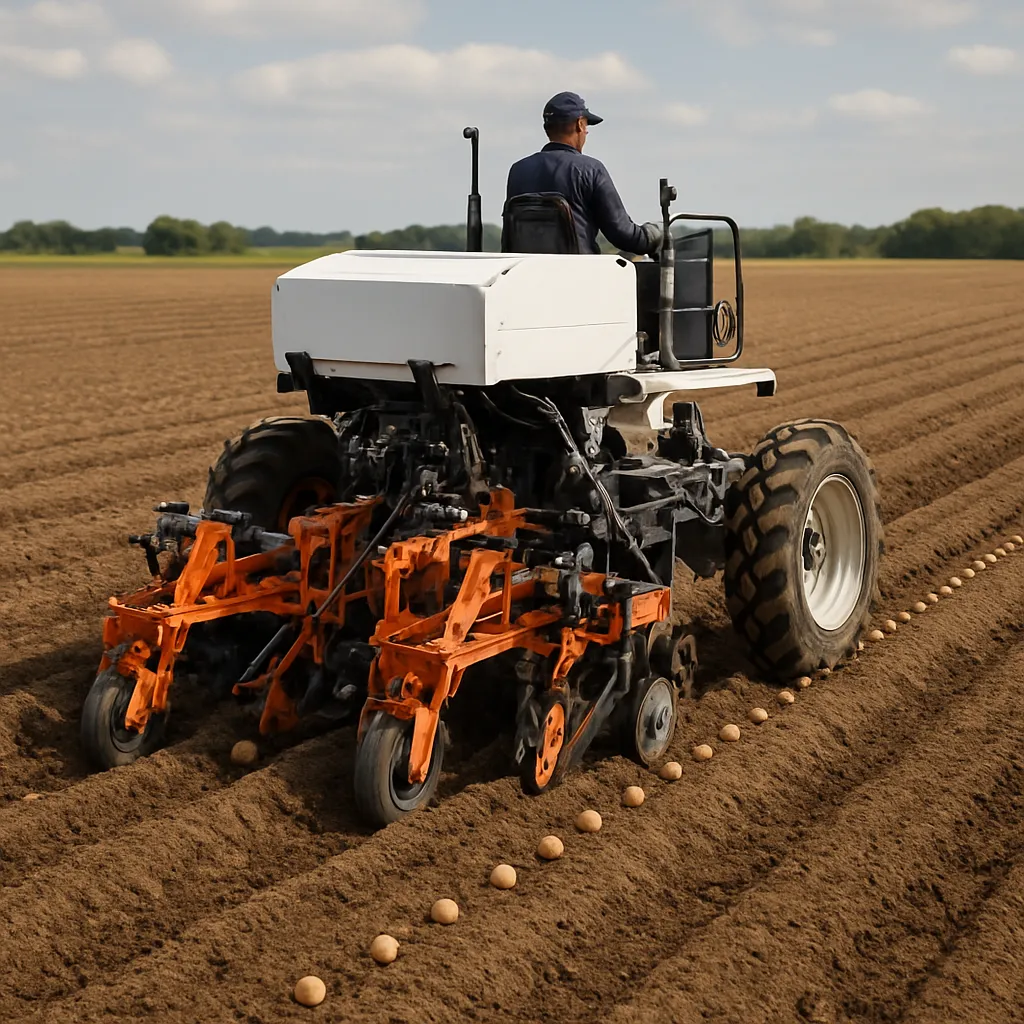 Roboty do precyzyjnego sadzenia ziemniaków