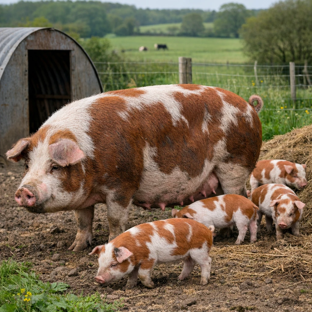 Irish Moiled Pig – Sus scrofa domesticus – trzoda chlewna
