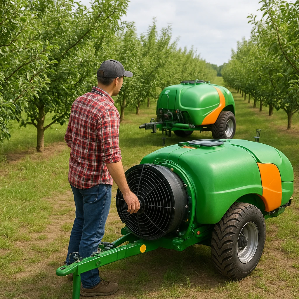 Wybór opryskiwacza sadowniczego do gospodarstwa 20–50 ha