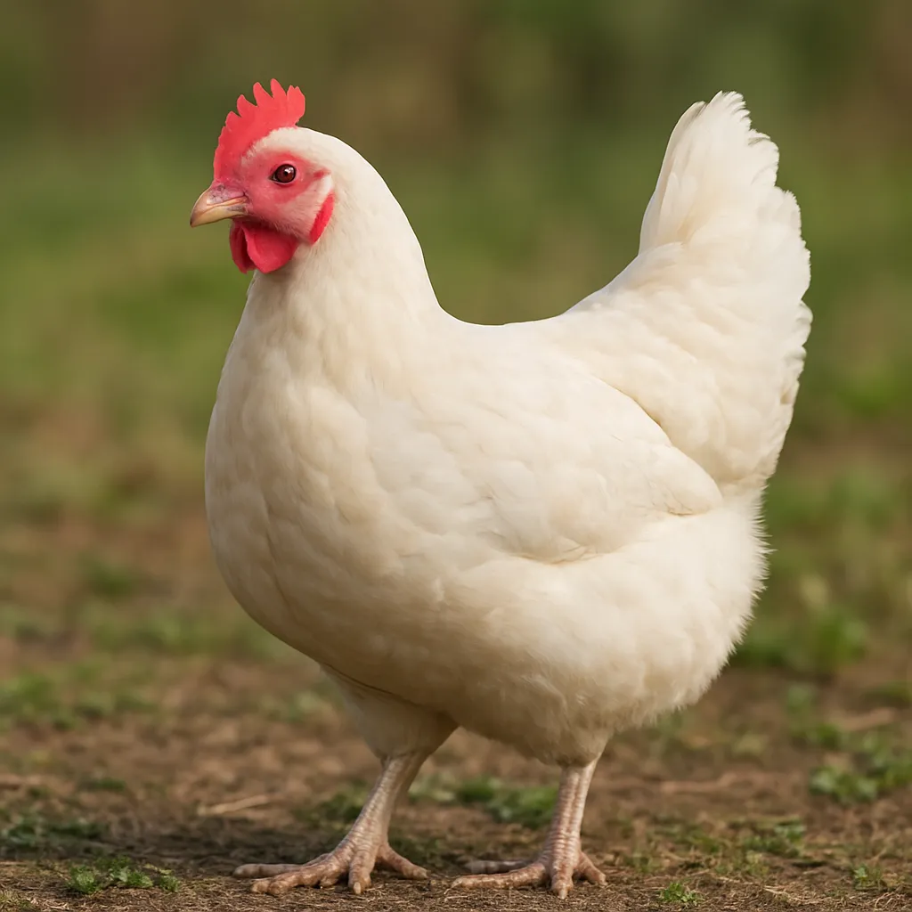 Marans Blanche – Gallus gallus domesticus – kura