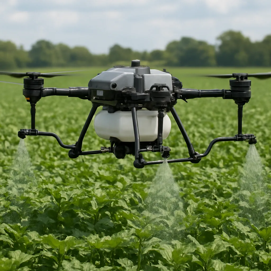 DJI Agras T50 – realna wydajność przy nawożeniu dolistnym