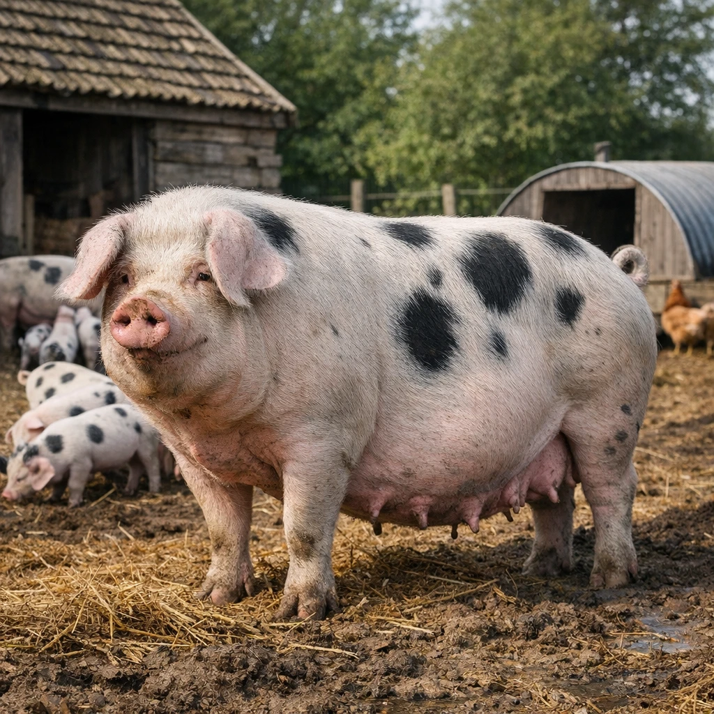 Gloucester Old Spot Traditional – Sus scrofa domesticus – trzoda chlewna