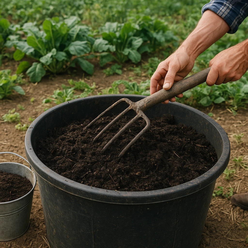 Produkcja własnych nawozów organicznych