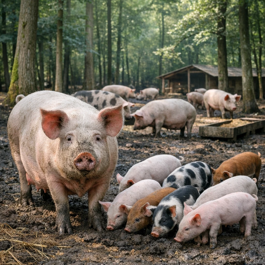 Oxford Forest – Sus scrofa domesticus – trzoda chlewna