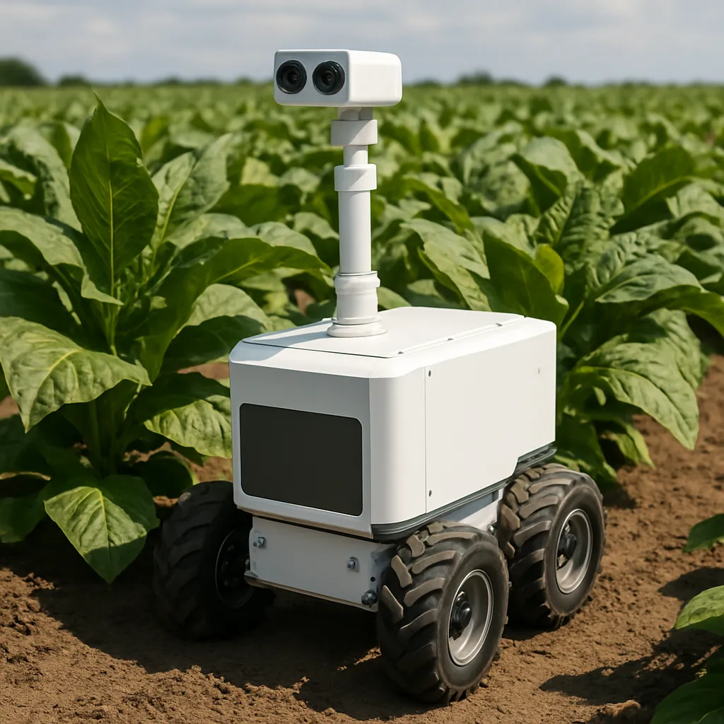 Roboty do monitorowania kondycji liści