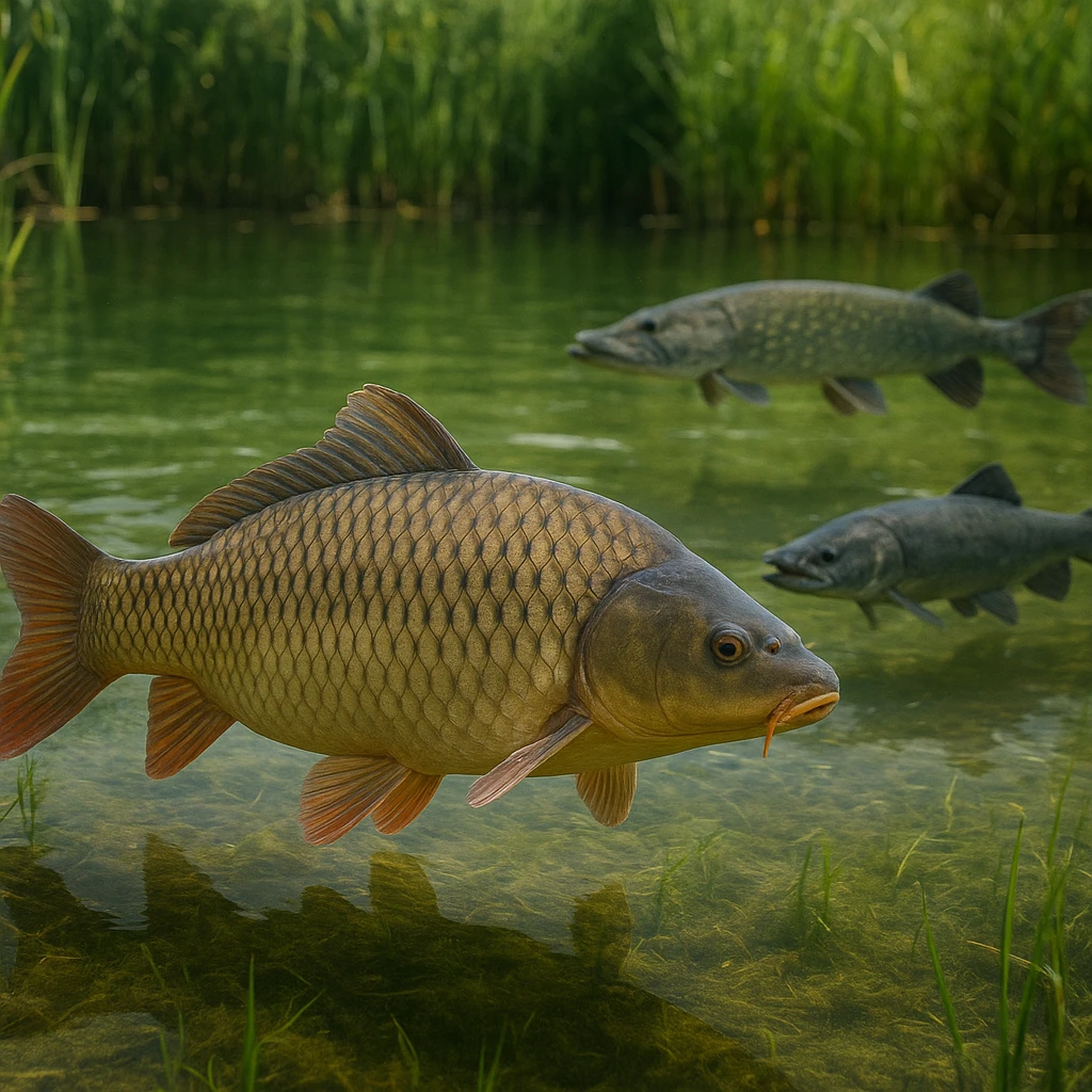 Ryby w stawie – karp tradycyjny czy gatunki drapieżne?
