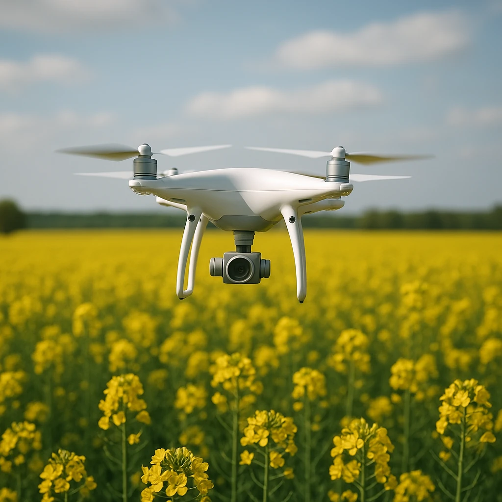 Zastosowanie dronów w monitoringu plantacji rzepaku