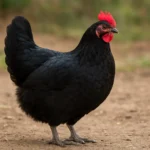 Noire du Mans – Gallus gallus domesticus – kura