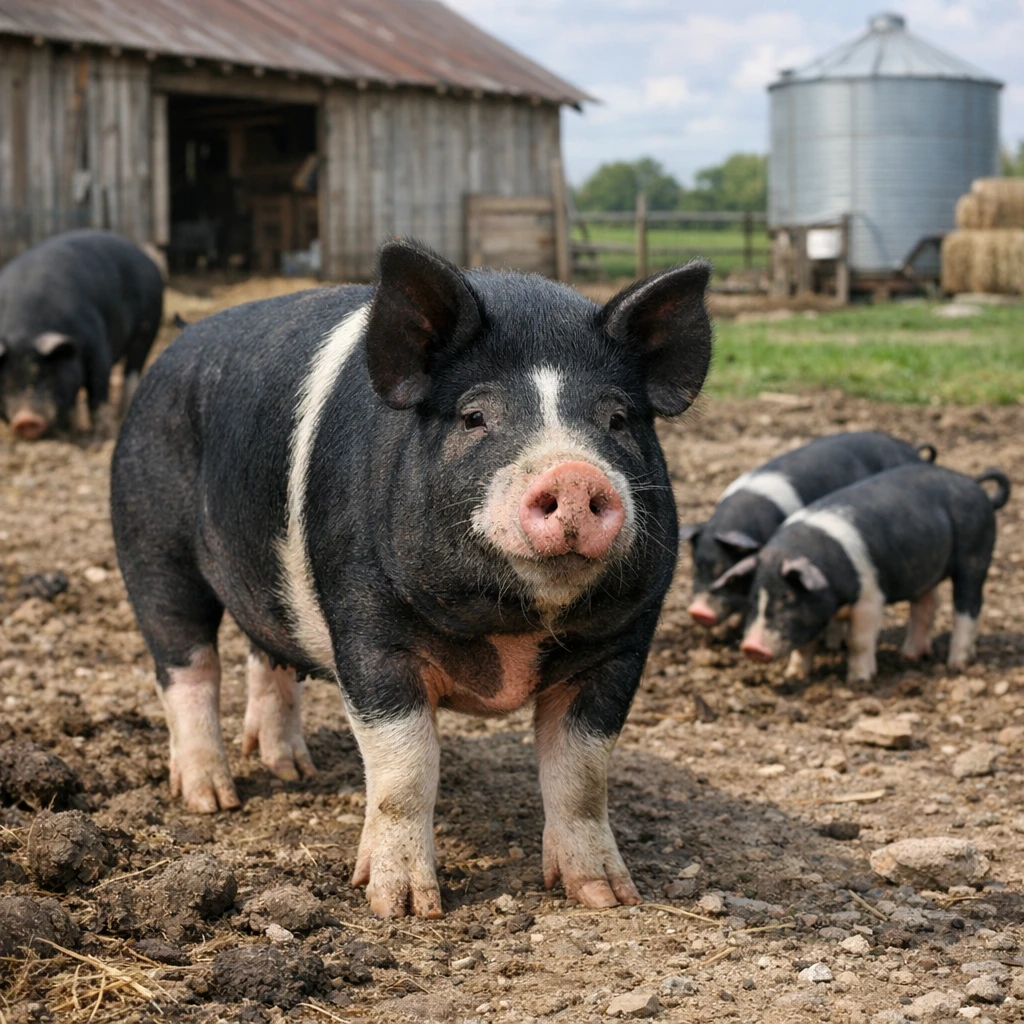 American Berkshire – Sus scrofa domesticus – trzoda chlewna