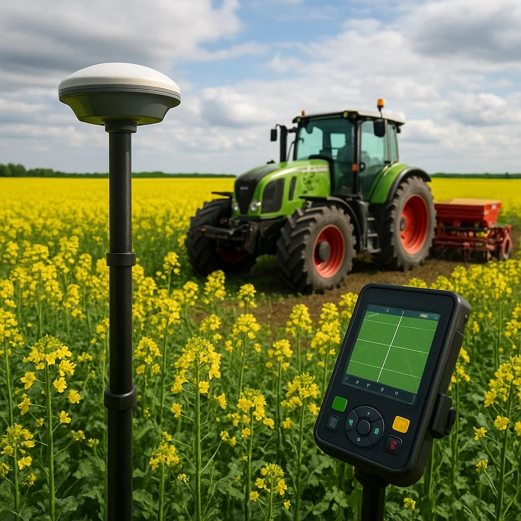 Systemy GPS i RTK w siewie rzepaku