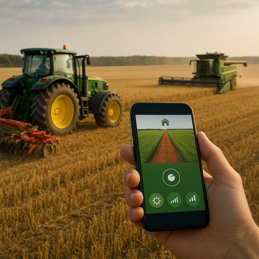 Maszyny rolnicze kompatybilne z aplikacjami mobilnymi