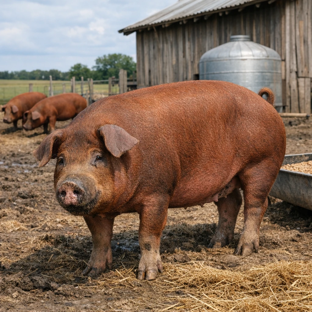 American Duroc – Sus scrofa domesticus – trzoda chlewna