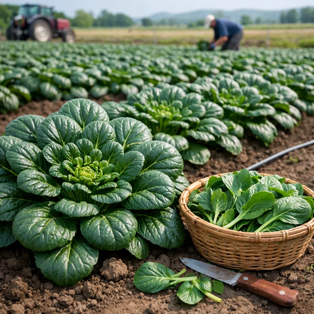 Kapusta tatsoi – Brassica rapa var. rosularis (warzywo)