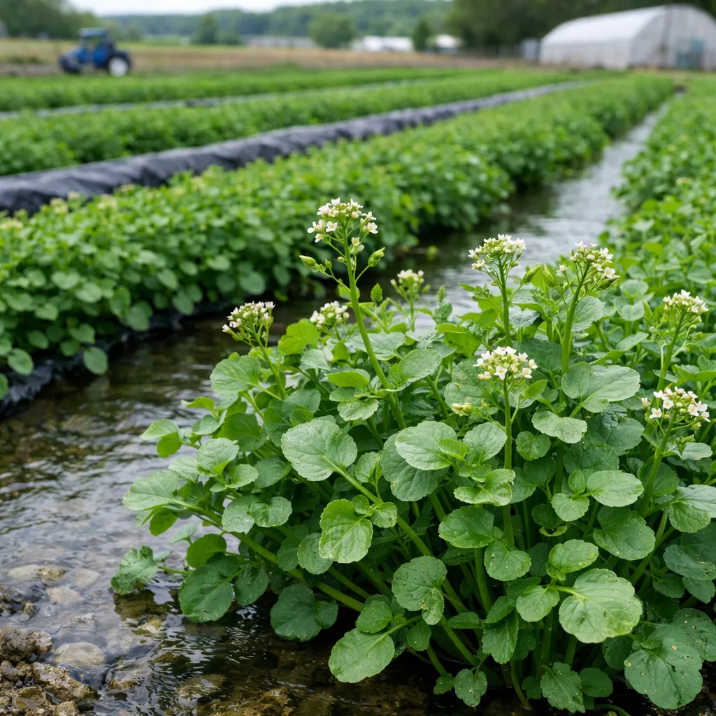 Rukiew wodna – Nasturtium officinale (warzywo)