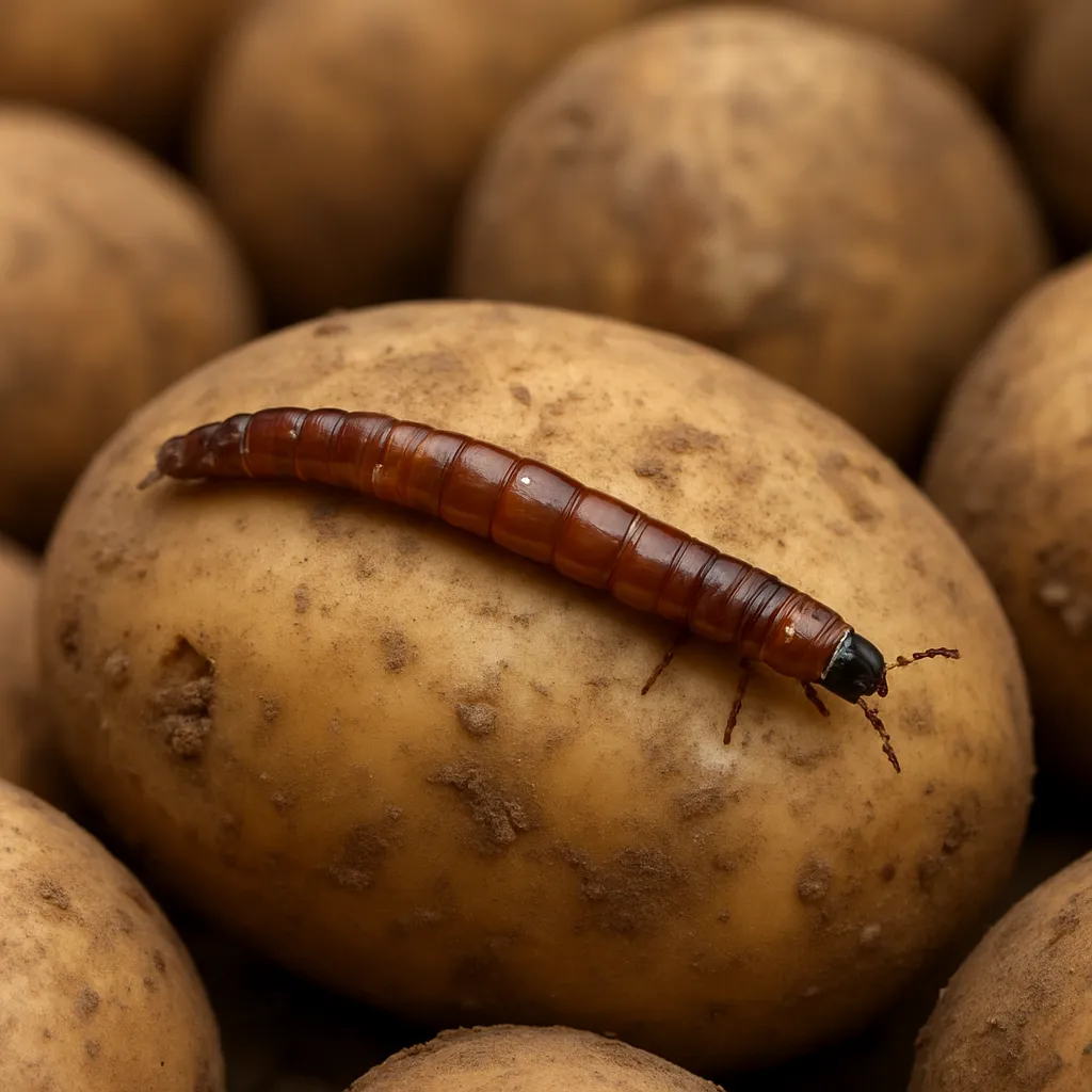 Drutowiec brunatny – ziemniaki