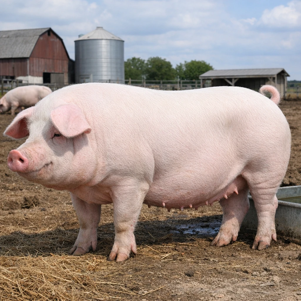American Chester White – Sus scrofa domesticus – trzoda chlewna