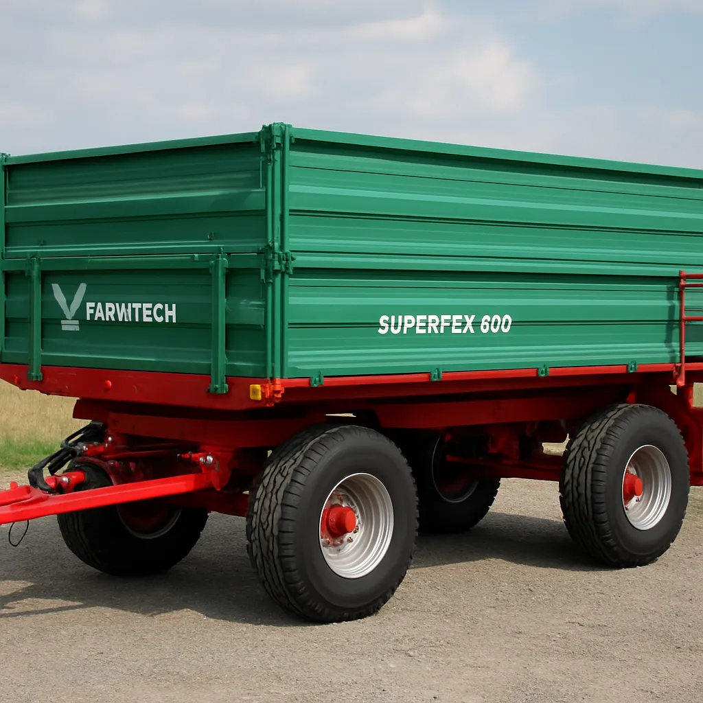 Farmtech Superfex 600 – przyczepa rolnicza Farmtech
