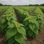 Plantacja liści malin na herbaty funkcjonalne