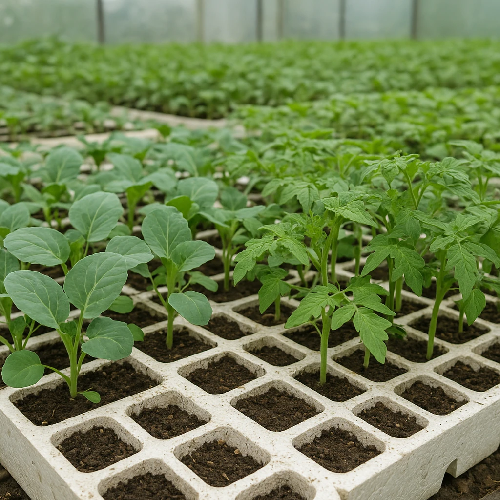 Produkcja rozsady warzyw w systemie tac styropianowych