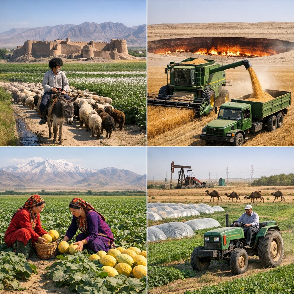 Rolnictwo w Turkmenistanie – jak wygląda