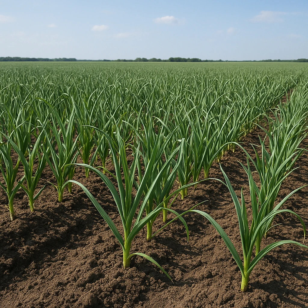 Uprawa czosnku na plantacjach powyżej 10 ha