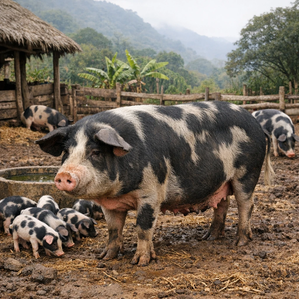 Criollo Colombiano – Sus scrofa domesticus – trzoda chlewna