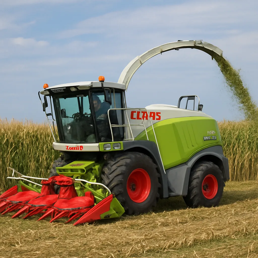 Claas Jaguar 840 – sieczkarnia polowa Claas