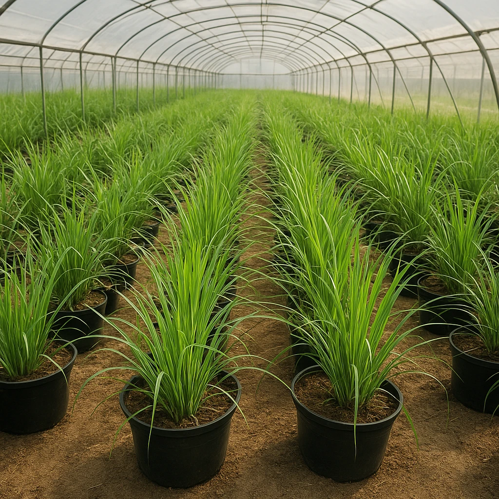 Uprawa trawy cytrynowej – produkcja pod osłonami
