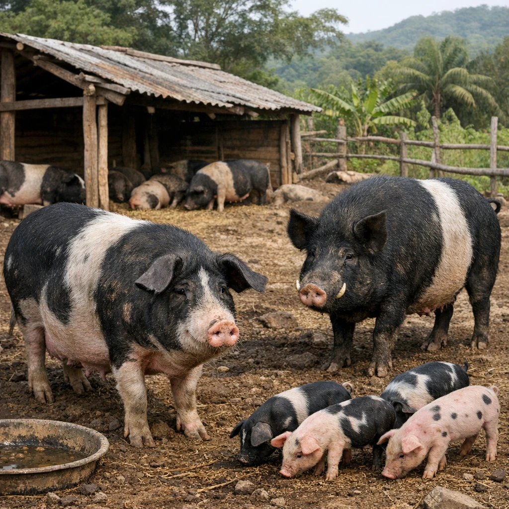 Criollo Venezolano – Sus scrofa domesticus – trzoda chlewna