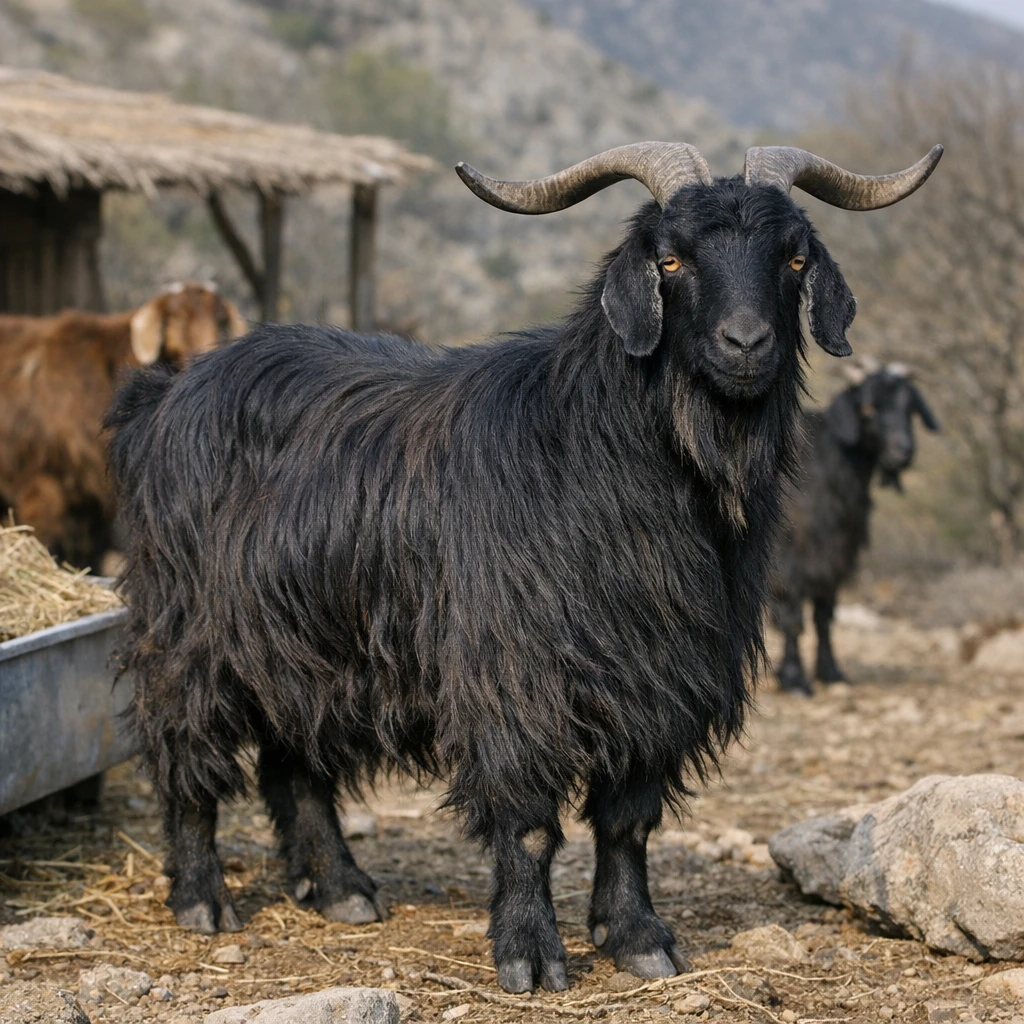 Anatolijska czarna – Capra hircus – koza ogólnoużytkowa