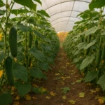 Produkcja ogórka pod osłonami w cyklu jesiennym