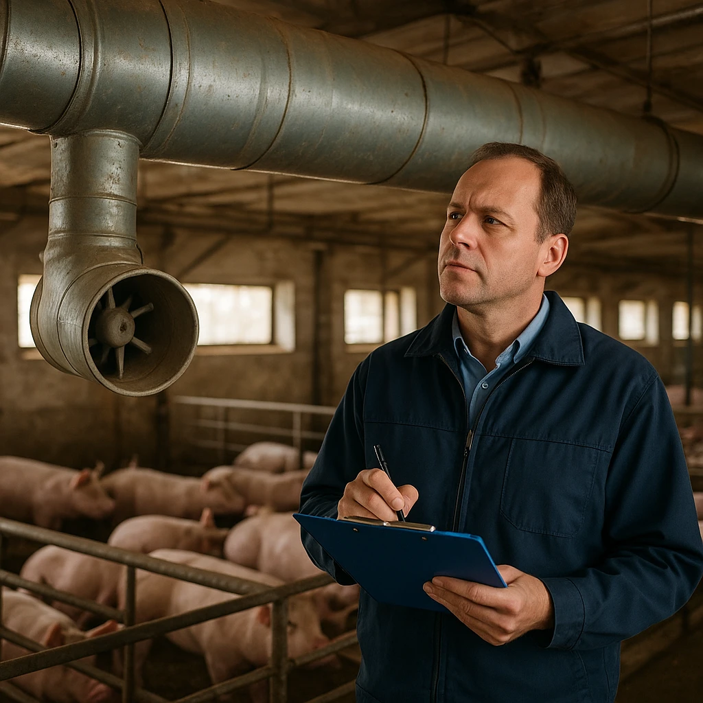 Ubezpieczenie szkód w systemach wentylacyjnych w chlewni