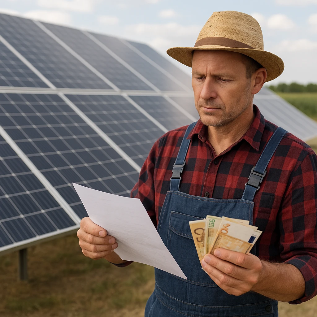 Rolnik a sprzedaż nadwyżek energii z fotowoltaiki