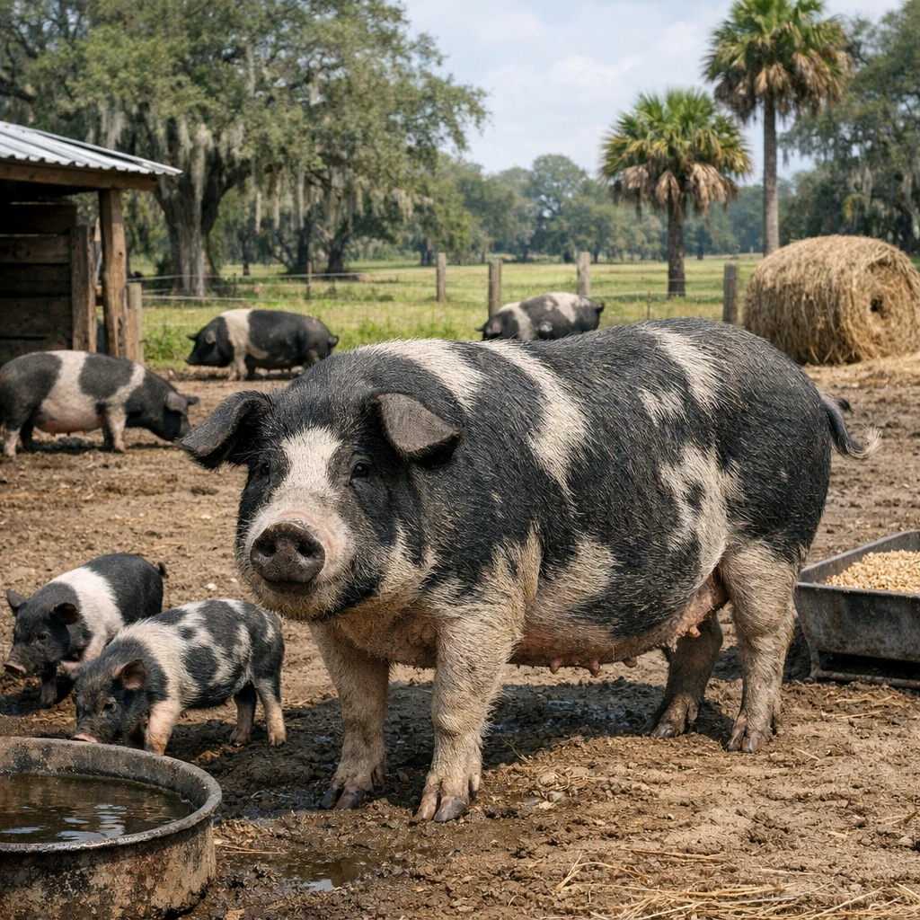 Florida Cracker – Sus scrofa domesticus – trzoda chlewna