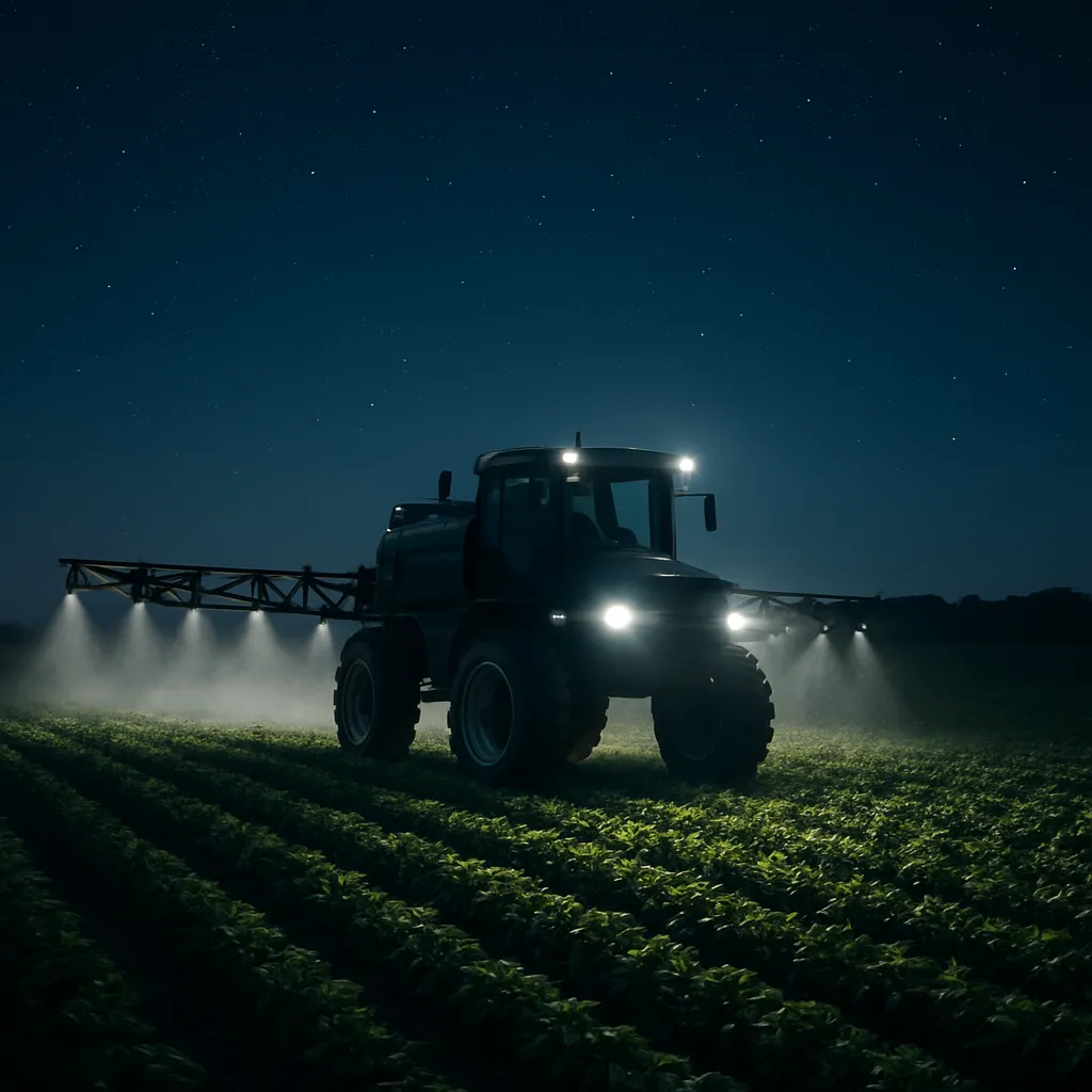 Autonomiczne opryski nocne – czy to bezpieczne?