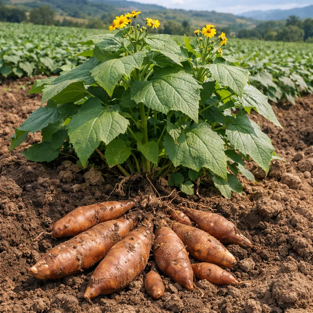 Yacon – Smallanthus sonchifolius (roślina okopowa)