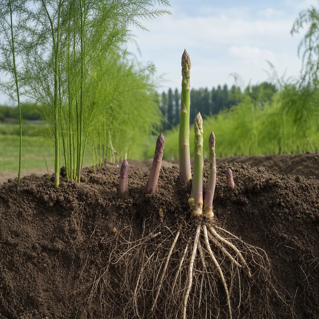Jak rosną szparagi