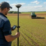 Wyznaczanie granic działki za pomocą gps